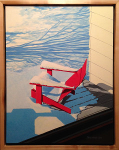 Boerboom Masterworks - Red Chair framed
