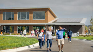 The multipurpose Pavilion at Cascade Lake Park.