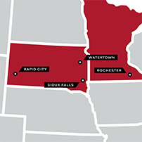 TSP Office Map TSP Office Locations