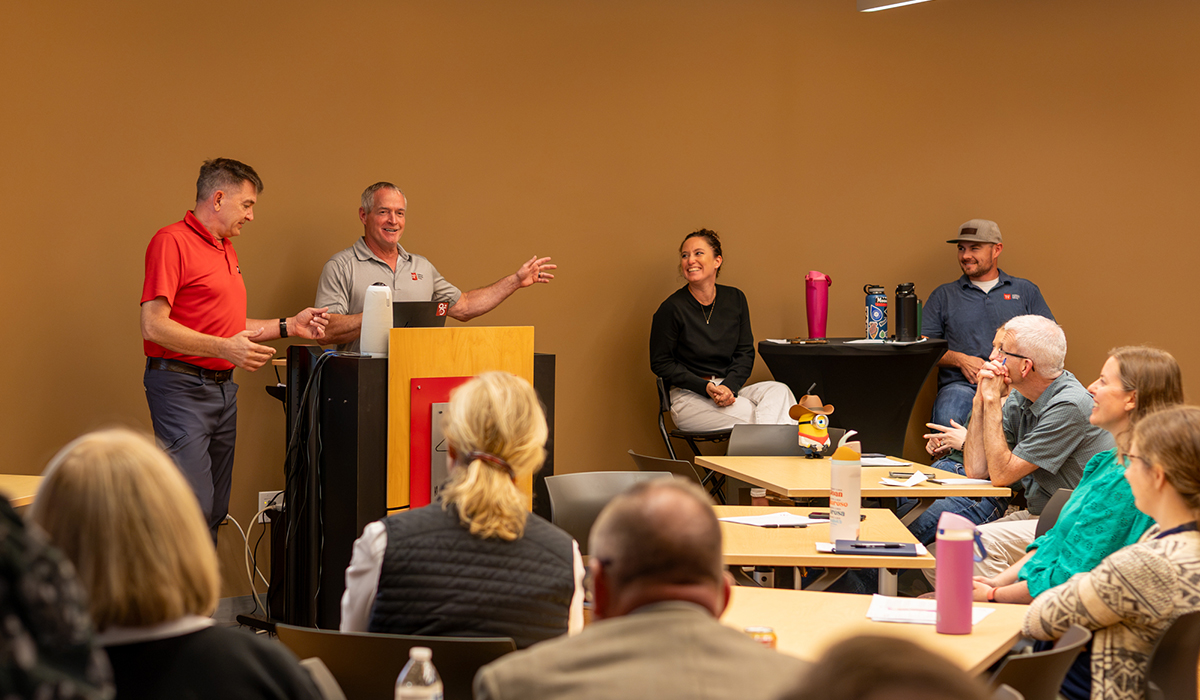 image of an office presentation